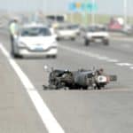 A motorcycle accident A motorcycle accident